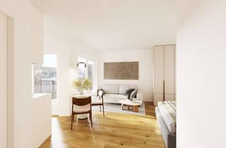 Wohnung kaufen in Rather Broich 154, 40470 Rath, 1-Zimmer Neubauwohnung mit Sonnenbalkon in Südausrichtung auf der ruhigen Gartenseite