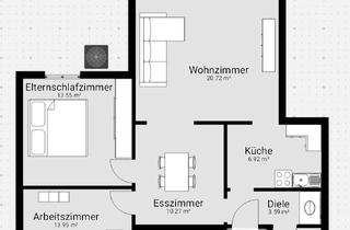 Wohnung mieten in 32052 Herford, Erstbezug nach Sanierung: 3,5-Zi.-Wohnung mit Terrasse in Herford