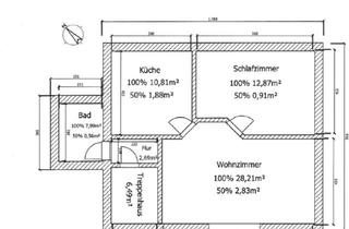 Wohnung mieten in 15370 Fredersdorf-Vogelsdorf, Helle 2-Zimmer Dachgeschosswohnung in Fredersdorf-Vogelsdorf bezugsfrei ab 01.04.2026