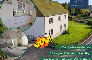 Haus kaufen in 09405 Gornau, Bezugsfertig in Gornau: Haus mit 3 Garagen & großem Grundstück, Rand von Chemnitz, Mehrgenerationen