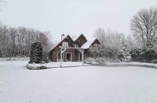 Haus mieten in 48727 Billerbeck, Tolles Einfamilienhaus mit Fachwerkfassade als Betriebsleiterwohnung und 120m2 Gewerbehalle