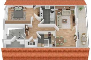 Wohnung mieten in 89542 Herbrechtingen, Helle 2-Zimmer Dachgeschosswohnung mit Balkon in Herbrechtingen-Bolheim
