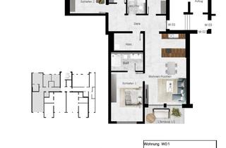 Wohnung mieten in Nelkenstr. 26, 42283 Barmen, 5 Zimmer Neubauwohnung in Wuppertal Quartier Rott ohne Staffel oder Indexmiete