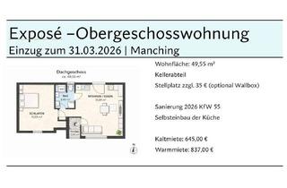Wohnung mieten in 85077 Manching, 2-Zimmer Wohnung in Manching mit Garage