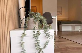 Immobilie mieten in Lochnerstraße 33, 40878 Ratingen, Ratingen-Mitte - vor den Toren von Düsseldorf - cool möbliertes 1-Zi- Apartment mit Balkon und TG