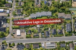 Grundstück zu kaufen in 22113 Oststeinbek, Großzügiges Baugrundstück in Oststeinbek direkt an der Hamburger Stadtgrenze