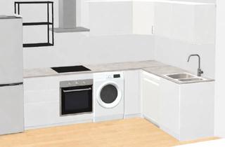 Wohnung mieten in Gerhart-Hauptmann-Ring 58, 81737 München, 2 ZKB - West-Balkon, schöne, helle, ruhige & top gelegene 2 Zi Wohnung + Brand-Neue Wohnküche