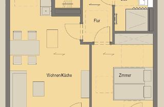 Wohnung mieten in Dösner Weg 10, 04103 Zentrum-Südost, Neubau-Erstbezug! Lichtdurchflutete 2-Zimmer-Wohnung mit Einbauküche im 4. Obergeschoss