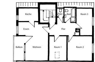 Wohnung mieten in Kurt-Schumacher-Straße 19, 61267 Neu-Anspach, Helle 4-Zimmer-Dachgeschosswohnung mit sonnigem Balkon in Neu-Anspach