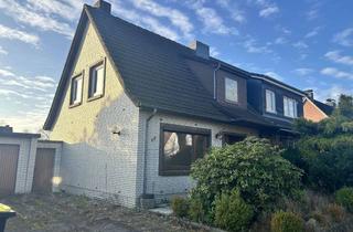 Haus kaufen in Brinkensteg 13, 24582 Bordesholm, Finnenhaushälfte in Bordesholm