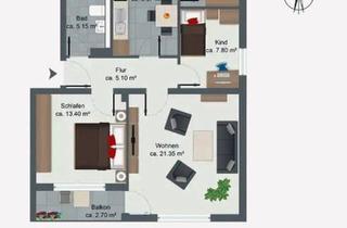 Wohnung kaufen in 94336 Hunderdorf, Hunderdorf - Attraktive 3-Zimmer-Wohnung mit Balkon und Stellplatz