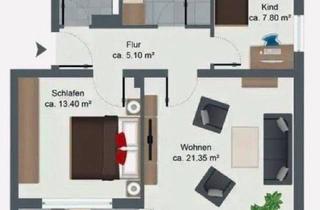 Wohnung kaufen in 94336 Hunderdorf, Hunderdorf - Attraktive 3-Zimmer-Wohnung mit Balkon und Stellplatz