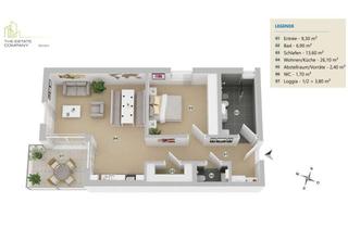 Wohnung kaufen in 38312 Dorstadt, Moderne 2-Zimmer-Wohnung mit Loggia & hochwertiger Ausstattung