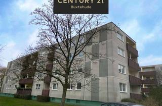 Wohnung kaufen in 21614 Buxtehude, Käuferprovisionsfrei! Großzügige Eigentumswohnung mit Loggia + Kellerraum in Altstadtnähe