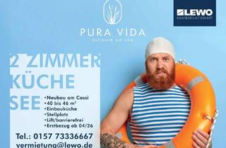 Wohnung mieten in Zöbigker Straße 130, 04416 Markkleeberg, *** NEUBAU * Wärmepumpe * Stellplatz * EBK * unmittelbar am See *04/2026 ***