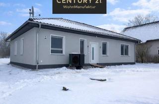 Haus kaufen in 16230 Sydower Fließ, Ankommen und Aufatmen: Lichtdurchfluteter Familien-Bungalow mit unverbaubarem Weitblick-Bezugsfertig