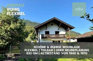 Haus kaufen in 82496 Oberau, Großzügiges Grundstück mit Altbestand und Entwicklungspotenzial- schöne Wohnlage in Oberau