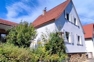 Haus kaufen in 67822 Niedermoschel, Für Naturliebhaber & Gartenfreunde: Einfamilienh. mit Garage, Terrasse, großem Garten & Gartenhaus