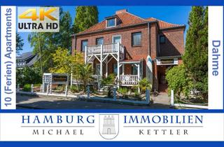 Anlageobjekt in 23747 Dahme, Drei Häuser, 10 Apartments, Palmengarten, ca. 1.498 m² Grundst., gepflegte Anlage, in 23747 Dahme