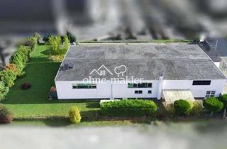 Gewerbeimmobilie kaufen in 64807 Dieburg, Gewerbe & wohnen: Halle für Produktion, Handel, Handwerk+viel Freiflächen