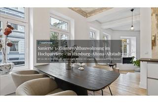 Wohnung kaufen in 22767 Altona-Altstadt, Sanierte 3-Zimmer Altbauwohnung im Hochparrtere mit 3,5 m Deckenhöhe - Altona Altstadt