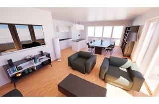 Wohnung kaufen in Hauptstraße 37, 67685 Weilerbach, Exklusive Dachgeschosswohnung mit riesiger Terrasse & 2 Bädern - KfW 55 - NEUE MITTE WEILERBACH