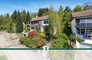 Haus kaufen in 88690 Uhldingen-Mühlhofen, Wohnen am Waldrand: Bezugsfreies 1–2-Familienhaus in ruhiger Lage mit Fernblick bis zum Bodensee