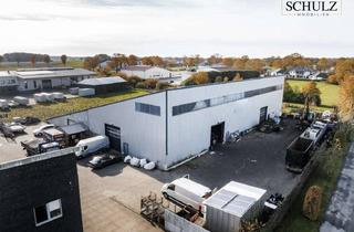 Gewerbeimmobilie kaufen in 49696 Molbergen, **Vielseitige Industriehalle mit 1.700 m² und vollständig vermieteten Garagen**