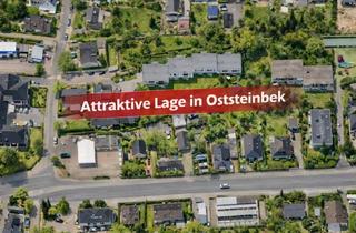 Grundstück zu kaufen in 22113 Oststeinbek, Großzügiges Baugrundstück in Oststeinbek direkt an der Hamburger Stadtgrenze