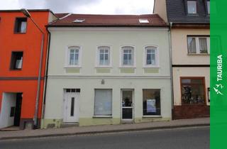 Mehrfamilienhaus kaufen in Innere Crimmitschauer Straße 15, 08393 Meerane, +++Wohn- und Geschäftshaus in Innenstadtlage - zwei Wohneinheiten und Gewerbe - Rendite ca. 10%+++