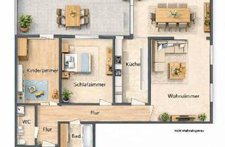 Wohnung kaufen in 38259 Salzgitter, Salzgitter - 3,5-Zimmer-Terrassenwohnung mit EBK & großer Terrasse