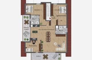 Wohnung kaufen in 83395 Freilassing, Neubauprojekt: 4-Zimmer Dachgeschosswohnung!