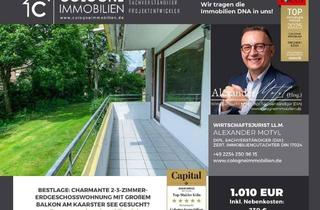 Wohnung mieten in Gemsenstraße 23, 41564 Kaarst, CHARMANTE 2-3-ZIMMER-ERDGESCHOSSWOHNUNG MIT GROßEM BALKON AM KAARSTER SEE