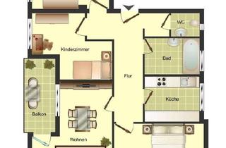 Wohnung mieten in Augustastraße 12, 59425 Unna, Charmante 3-Zimmer-Etagenwohnung in Unna