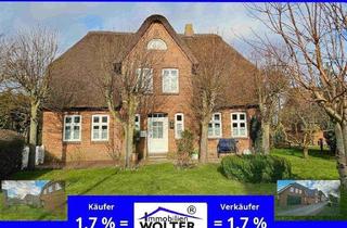 Haus kaufen in 25938 Oldsum, *** Wohnensemble ca. 278 m² Wohnfläche – 2 Häuser, 3 Wohneinheiten auf 1001 m² Areal ***