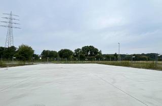 Gewerbeimmobilie mieten in 26419 Schortens, befestigtes und umzäuntes Grundstück zu vermieten