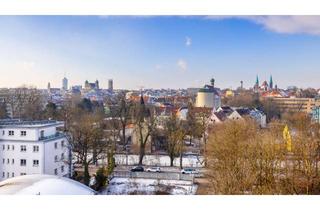 Penthouse kaufen in Oblatterwallstr. 36c, 86153 Innenstadt, Renovierungsbedürftige Penthouse-Wohnung mit traumhaftem Ausblick über Augsburg