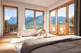 Wohnung kaufen in 82467 Garmisch-Partenkirchen, Sonnenverwöhnte 3-Zimmer-Wohnung mit zwei Balkonen und Panoramablick