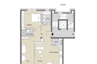 Wohnung mieten in Eisenbahnstraße 19, 72072 Tübingen, Nachmieter für moderne zentrumsnahe Wohnung gesucht