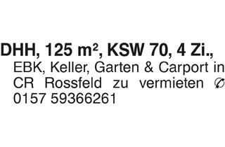 Haus mieten in 74564 Crailsheim, DHH, 125 qm, KSW 70, 4 Zi.