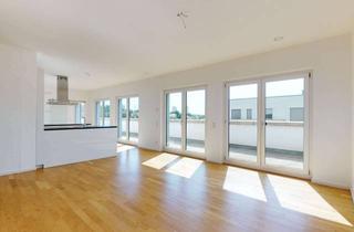 Penthouse mieten in Gerbermühlstraße 33, 60594 Sachsenhausen, Palais an den Höfen: Moderne Penthousewohnung mit Dachterrasse und EBK