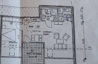 Wohnung mieten in 86420 Diedorf, 2-ZKB Wohnung mit Dachterasse für Senioren