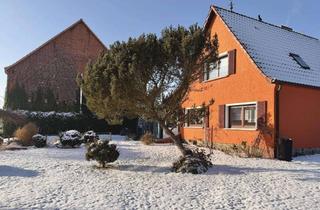 Einfamilienhaus kaufen in 16928 Pritzwalk, Einfamilienhaus viel Potenzial: großes Grundstück mit Scheune und Garage