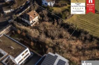 Grundstück zu kaufen in Unterer Neubergweg 20, 97074 Frauenland, 1.389 qm großes erschlossenes Grundstück mit Abrisshaus im Frauenland