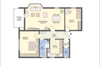 Wohnung kaufen in 73257 Köngen, Großzügige 3 Zimmer ETW *Garten*Terrasse*Doppelgarage*Hobbyraum*Werkstatt*
