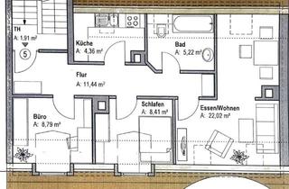 Wohnung mieten in Maximilianstraße 41, 76534 Lichtental, 3 Zimmer Dachgeschosswohnung in Baden-Baden Lichtental mit 60 m²