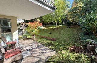 Wohnung kaufen in 70188 Stuttgart, Stilvolle 3-Zimmer-Wohnung mit großzügigem Garten auf der Uhlandshöhe inkl. TG-Stellplatz