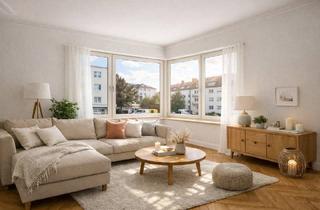 Wohnung kaufen in 40237 Düsseldorf, Düsseldorf - Charmante Altbau-Eckwohnung mit viel Lichteinfall, Charakter und toller Aufteilung im Zooviertel.