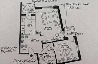 Wohnung kaufen in 22455 Niendorf, Total sanierte neue Küche , neues Bad