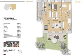 Wohnung kaufen in Pfinztalstr. 2a, 76227 Durlach, ***Luxuriöse 4 Zi.-Wohnung im EG, WE 2a-1 mit Gartenanteil***